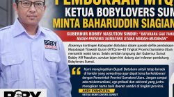 Batubara Absen di Defile Pembukaan MTQ ke- 40, Ketua Bobylovers Sumut Minta Baharuddin Siagian Berbenah