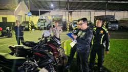 Polres Mojokerto Kota Amankan 80 Pemuda Konvoi,1 orang Kedapatan Bawa Sajam
