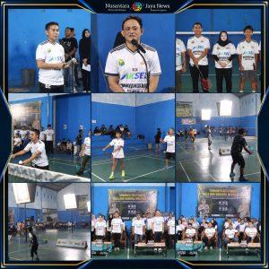 Buka Turnamen Bulutangkis Bhayangkara Menyala 2026, Kapolres Hulu Sungai Tengah, AKBP Jupri JHP Tampubolon, S.I.K., M.Si Wujudkan Polri Presisi Melalui Olahraga
