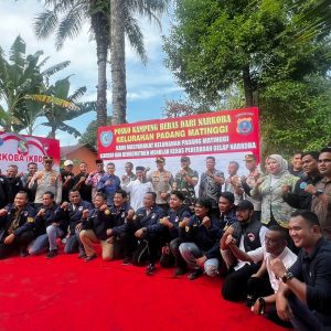 DPW Pani Sumut dan Warga Padang Matinggi Deklarasi Dukung kampung Bebas Narkoba Bersama Polres Labuhanbatu
