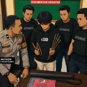 Diduga Memanah Warga Manggeasi, Pelaku MNA Dibekuk Polisi.