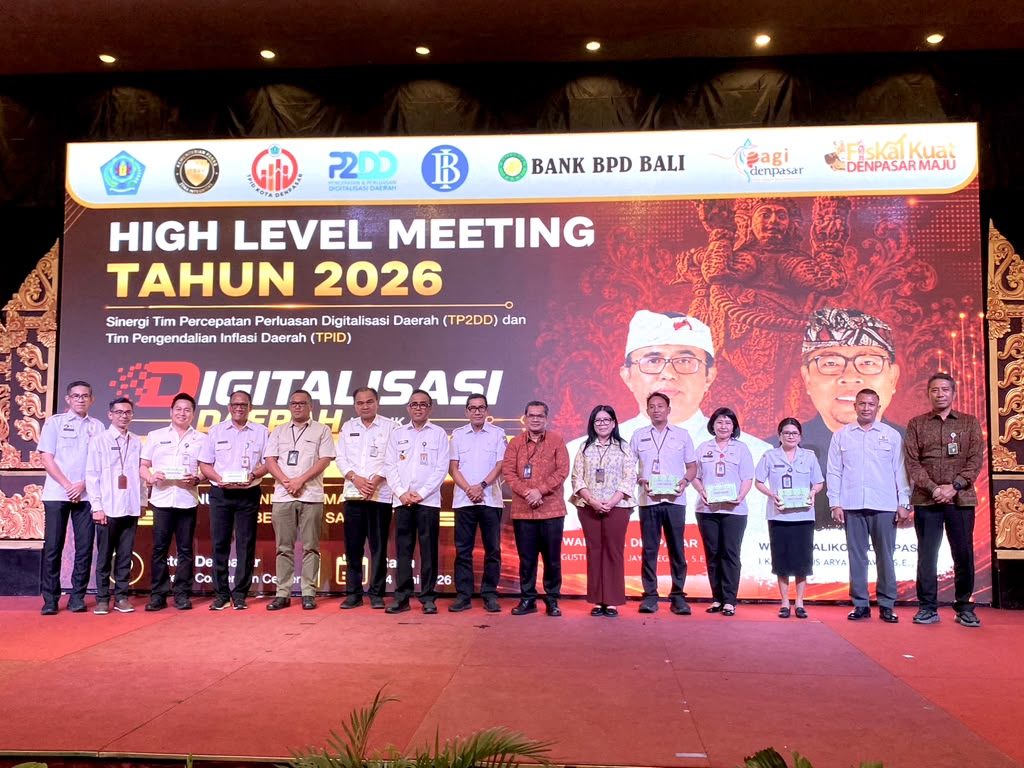 HLM TP2DD dan TPID Kota Denpasar 2026, Perkuat Digitalisasi Daerah dan Pengendalian Inflasi