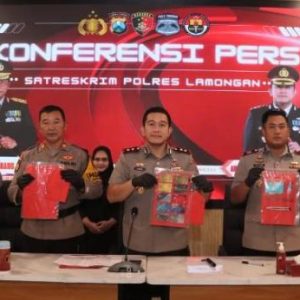Polres Lamongan Ungkap Jaringan Ganjal ATM Lintas Daerah, 5 Tersangka Residivis Diamankan