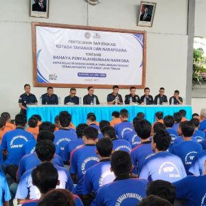 Perangi Narkoba, Lapas Batang Gandeng Yayasan GERAM Jateng Gelar Penyuluhan dan Edukasi Bagi Ratusan Tahanan dan Narapidana