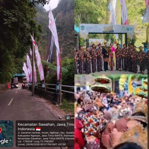 Puluhan Banner Bank Jatim Terpasang di Siraman Sedudo Nganjuk, Muncul Dugaan Pelanggaran Perizinan dan Potensi Hilangnya PAD