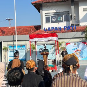 Peringati Harganas ke-33, Lapas dan Bapas Pati Gelar Upacara Bersama Usung Tema “Ayah Wajib Hadir
