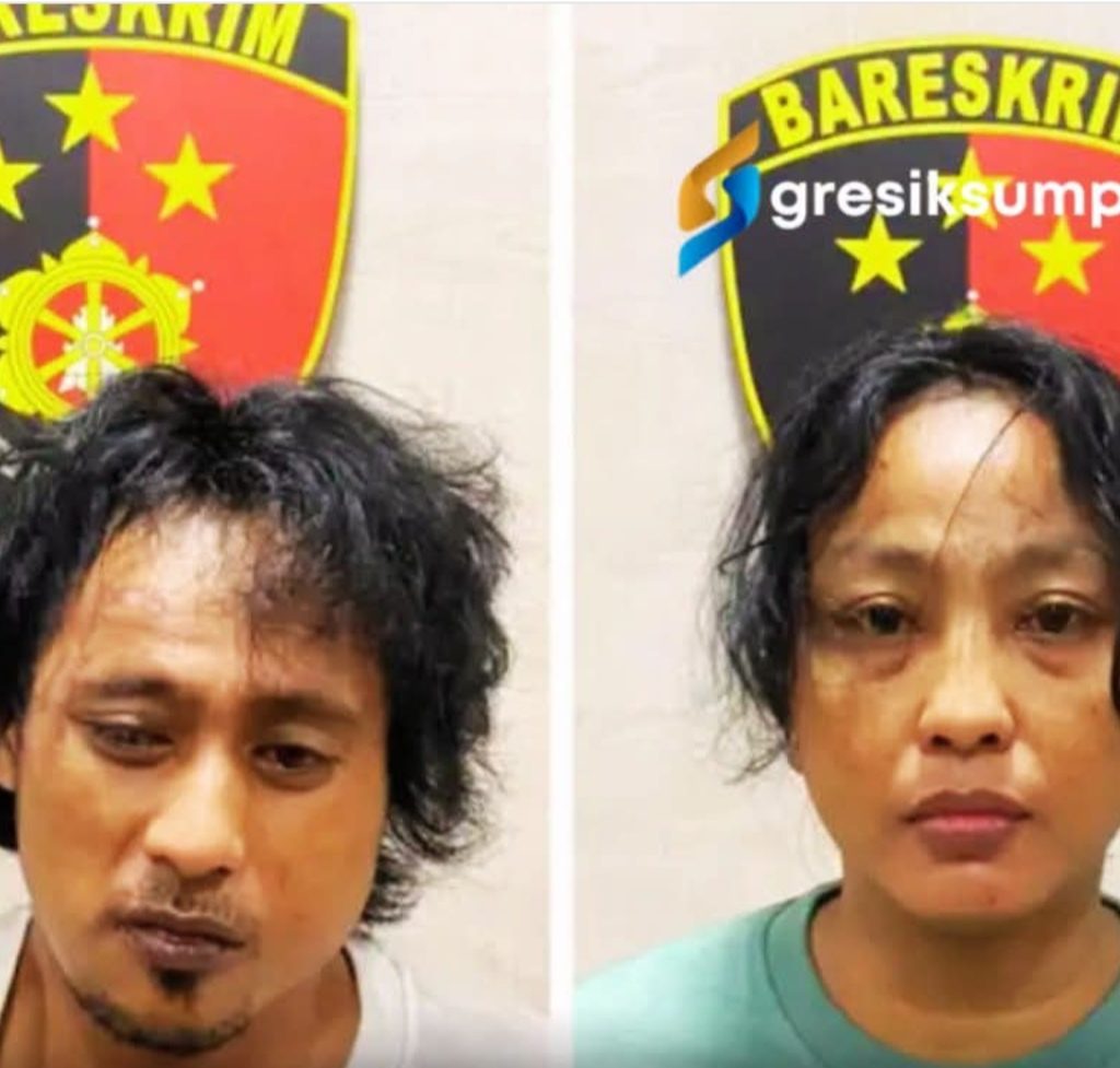 Tim Resmob Polres Gresik Ringkus Pasangan Terduga Pelaku Curanmor di Surabaya, Motor Korban Berhasil Diamankan