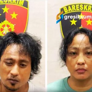 Tim Resmob Polres Gresik Ringkus Pasangan Terduga Pelaku Curanmor di Surabaya, Motor Korban Berhasil Diamankan