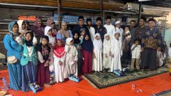 Santunan Anak Yatim dan duafa, yang di selenggarakan di kantor penasehat brikom, H Shodiq S,Kom Wujud Kepedulian Sosial kepada Sesama