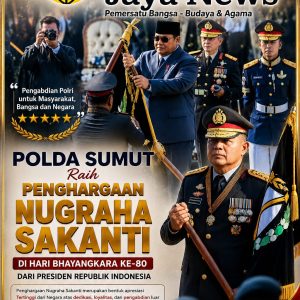 Maruli Siahaan Bangga Polda Sumut Sabet Nugraha Sakanti di Hari Bhayangkara ke 80
