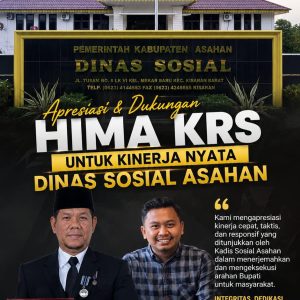 HIMA KRS Apresiasi Gerak Cepat dan Integritas Kadis Sosial Asahan Jutawan Sinaga