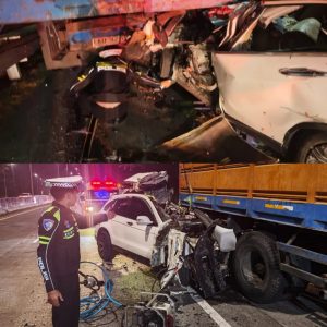 Lima Tewas, Empat Luka Berat! Honda CR-V Hantam Truk Parkir di Tol Malang-Pandaan, Polisi Selidiki Penyebab Kecelakaan