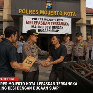 Dugaan Tangkap Lepas Warnai Kasus Pencurian Besi di Mojokerto, Isu Uang Tebusan Ratusan Juta Jadi Sorotan