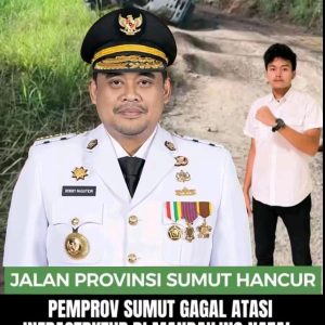 DEMA UIN Sumut Desak Pemprov Segera Perbaiki Jalan Rusak di Mandailing Natal