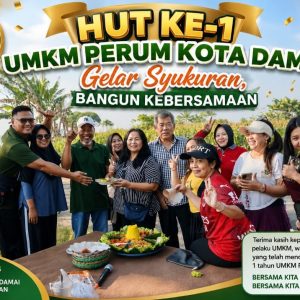 HUT ke-1 UMKM Perum Kota Damai, Gelar Syukuran, Bangun Kebersamaan