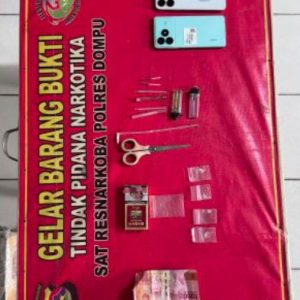 Berangus Narkoba, Tim Opsnal Polres Dompu Grebek Rumah Pengedar Sabu di Desa Cempi Jaya, Sita Sabu 1,13 Gram