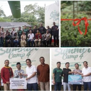 PT Pegadaian Area Pulau Sumbawa Resmikan Rumah Bibit dan Bantuan 1.000 Bibit Kopi pada Summer Camp IV