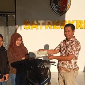 Motor Hilang Kembali ke Pemilik, Satreskrim Polres Pamekasan Buktikan Komitmen Berantas Curanmor