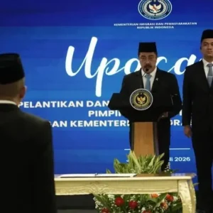 Komjen Pol Rudi Setiawan Resmi Dilantik sebagai Inspektur Jenderal Kemenimipas, Perkuat Pengawasan Internal dan Tata Kelola