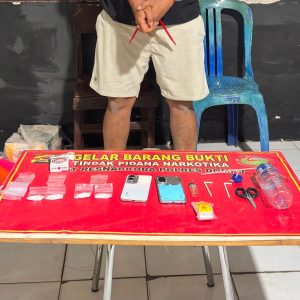 Bandar Narkoba Asal Bada di Tangkap Tim Opsnal Polres Dompu di Kelurahan Dorotangga, BB 20,46 Gram