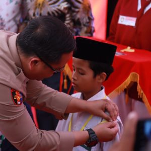 Hadiri MPLS Sekolah Rakyat Gresik, Kapolres AKBP Ramadhan Nasution Tegaskan Komitmen Polri Dukung Pendidikan Berkualitas