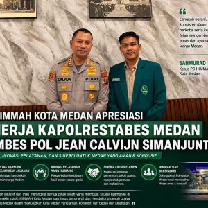 PC HIMMAH Kota Medan Apresiasi Kinerja Kapolrestabes Medan Kombes Pol Jean Calvijn Simanjuntak