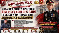 Hari Juang Polri, HIMA KRS Apresiasi Kinerja AKBP Otniel Siahaan Perkuat Kamtibmas dan Berantas Narkoba