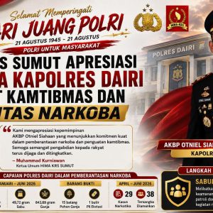 Hari Juang Polri, HIMA KRS Apresiasi Kinerja AKBP Otniel Siahaan Perkuat Kamtibmas dan Berantas Narkoba