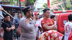 Semarak HUT RI ke-81, Kapolres Gresik Hadiri Jalan Sehat dan Pastikan Pengamanan Berjalan Optimal