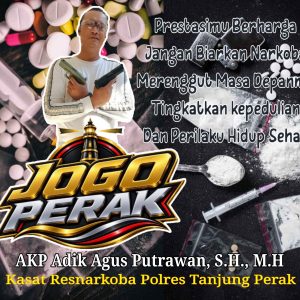 KASAT RESNARKOBA POLRES TANJUNG PERAK TEGASKAN KOMITMEN “JOGO PERAK” BERANTAS NARKOBA DEMI MASA DEPAN BANGSA