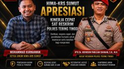 HIMA-KRS Sumut Apresiasi Kinerja Cepat Sat Reskrim Polres Tebing Tinggi Iptu Herikson Parulian Siahaan