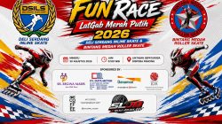 Meriahkan HUT Ke-81 RI dan Berbagi Ilmu Pengalaman, Deli Serdang Inlite Skate bersama Bintang Medan Roller Skate Gelar Latgab Merah Putih