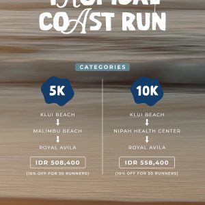 Tropical Coast Run 2026 Ajak 300 Pelari Nikmati Indahnya Pesisir Lombok