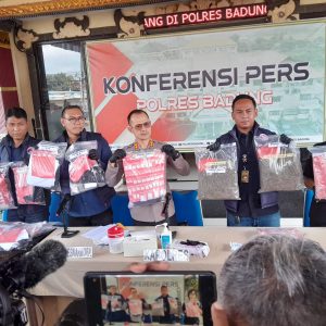 Polres Badung Ungkap 17 Kasus Narkotika, 22 Tersangka Diamankan, Barang Bukti Capai Rp475,7 Juta