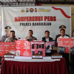 Selama Ops Tumpas Semeru 2026, Polres Bangkalan Gulung 23 Tersangka Narkoba, Salah Satunya Calon Pengantin