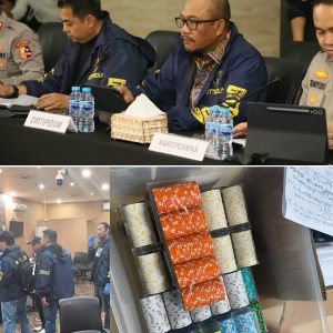 Bareskrim Polri Bongkar Praktik Judi Casino di Sukoharjo, 71 Orang Diamankan