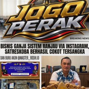 Bisnis Ganja Sistem Ranjau via Instagram, Satres narkoba Berhasil Cokot Tersangka dan Buru Akun @master_roshi.id