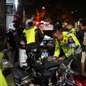 Polresta Tuban Tindak 42 Motor Berknalpot Brong dan Terindikasi Balap Liar