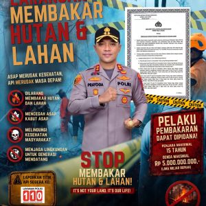 Polres Ngawi Keluarkan Maklumat Terkait Karhutla, Larang Keras Buka Lahan dengan Dibakar