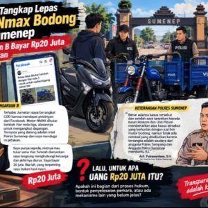 Dugaan Tangkap Lepas Mencuat di Sumenep, Warga Mengaku Bayar Rp20 Juta Usai Diamankan Saat COD NMAX
