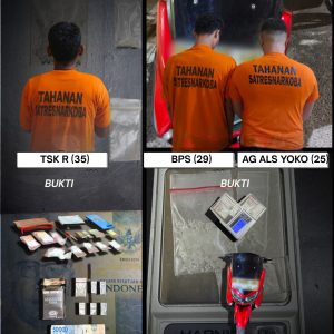 Gerak Cepat Satresnarkoba Polres Binjai, 3 Pelaku Narkoba Diciduk, Sabu dan Ekstasi Diamankan