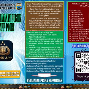 Polres Jember Tingkatkan Kualitas Pelayanan Publik Lewat Platform Super App Polri