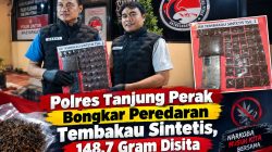 Polres Tanjung Perak Bongkar Peredaran Tembakau Sintetis, 148,7 Gram Disita