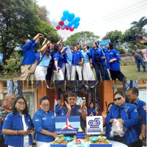 HUT 25 Partai Demokrat di Warnai Pelepasan Balon, Simbol Optimisme Raih Kemenangan