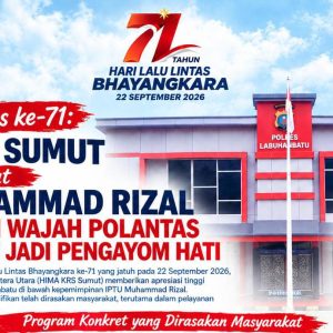 Hari Lalu Lintas ke-71: HIMA KRS Sumut Sebut IPTU Muhammad Rizal Sukses Ubah Wajah Polantas Labuhanbatu Jadi Pengayom Hati
