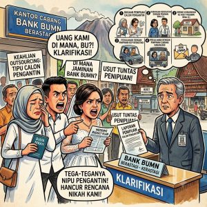 Dugaan Penipuan Calon Pengantin, Pegawai Outsourcing Bank BUMN di Berastagi Disorot dan Diminta Klarifikasi