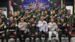 Satlantas Polres Gresik Gelar Coaching Clinic Keselamatan Berkendara Bersama Subdenpom