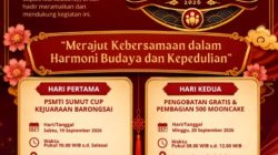 PSMTI Sumut Cup 2026 Resmi Digelar, Riva Park Podomoro Bergemuruh oleh Atraksi Barongsai