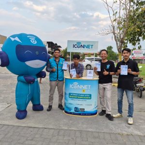 Rayakan Hari Pelanggan Nasional 2026, ICONNET Jatim Sapa Warga Maospati Madiun