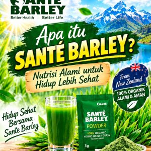 Hidayah Kesehatan dengan Makanan Sel, Sante Barley Dorong Kesadaran Menjaga Kesehatan dan Pola Hidup